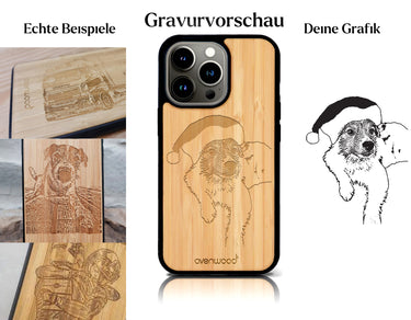 INDIVIDUELL iPhone 13 Pro Bambus-Kunststoff